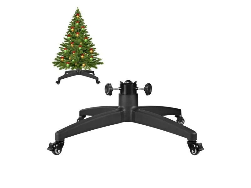 Rolling Christmas Tree Stand 29 Inch Base for 6‑7.5FT Artificial Christmas Tree